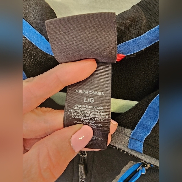 The North Face Black, Gray, and Blue Jacket Men's Size Large - Picture 2 of 9